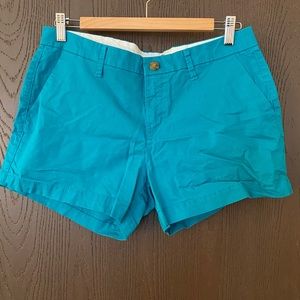 Old Navy Turquoise Twill Shorts - Size: 6 - 3.5"